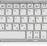 MediaRange Tastatur kabellos MROS133 silber