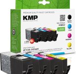 KMP Druckerpatronen H188XLV schwarz, cyan, magenta, gelb kompatibel zu HP 912XL (3YP34AE), 4er-Set