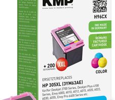 KMP Druckerpatrone H96CX color kompatibel zu HP 305XL (3YM63AE)
