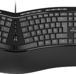 MediaRange ergonomische Tastatur kabelgebunden MROS120 schwarz