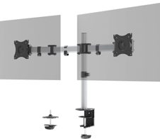DURABLE Monitor-Halterung Select Dual silber