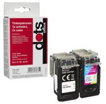 dots Druckerpatronen kompatibel zu Canon PG560XL/CL561XL, 2er-Set schwarz, color