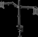 goobay Monitor-Halterung Dual Flex schwarz