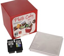 Canon PG-540 + CL-541 schwarz, color Druckerpatronen + Fotopapier, 2er-Set