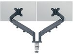 LEITZ Monitor-Halterung Dual dunkelgrau