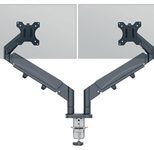 LEITZ Monitor-Halterung Dual dunkelgrau