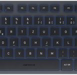 Cherry Tastatur kabellos KW7100 MINI BT  schieferblau