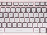 Cherry Tastatur kabellos KW7100 MINI BT  kirschblüte
