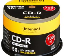 Intenso CD-R 52x Print 50er P. Spindel