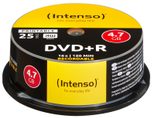 Intenso DVD+R 4,7GB bedr. 25er Spindel
