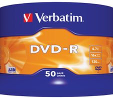 Verbatim DVD-R 4,7GB 16x 50er Spindel
