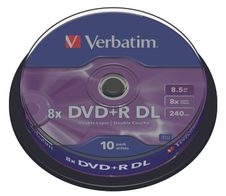 Verbatim DVD+R DL 8,5GB 10er Spindel