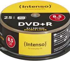Intenso DVD+R DL 8,5GB 25 Spin Spindel