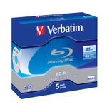 Verbatim Blu-ray BD-R 25GB 5er Jewel Case
