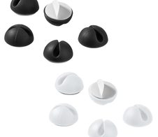 goobay Kabelclips schwarz