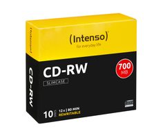 Intenso CD-RW 12x 10er SC Jewel Case