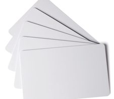 DURABLE DURACARD dünn Blanko-Plastikkarten