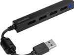 Speedlink SNAPPY SLIM USB Hub 4-Port, schwarz
