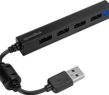 Speedlink SNAPPY SLIM USB Hub 4-Port, schwarz