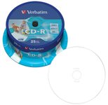 Verbatim CD-R bedruckbar 25er Spindel