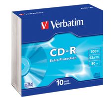 Verbatim CD-R 700MB 10er SC Slim Case