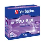 Verbatim DVD+R 8,5 GB 5er Jewel Case