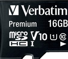 Verbatim Speicherkarte micro SDHC Card 16GB