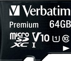 Verbatim Speicherkarte micro SDXC Card 64GB
