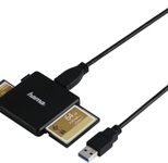 hama USB 3.0-Multikartenleser schwarz