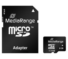 MediaRange Speicherkarte microSDHC 8GB