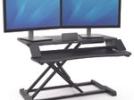 Fellowes Monitorständer Corsivo Sitz-Steh Workstation schwarz