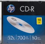 HP CD-R 700MB 52x 10erSlimcase Slim Case