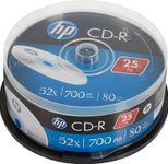 HP CD-R 700MB 52x 25er Cakebox Spindel