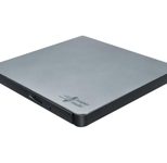 HL Data Storage Slim Portable externer DVD-Brenner silber