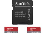 SanDisk Ultra microSDXC Speicherkarten 128GB - 2 Pack + SD Adapter