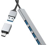 hama USB-Hub Ultra Slim 4Ports