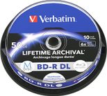 Verbatim Blu-Ray Bd-R DL 50GB Spindel