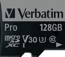 Verbatim Speicherkarte micro SDXC Card 128GB