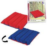 HAPPY PEOPLE® Sitzkissen aufblasbar blau, rot 35,0 x 35,0 cm