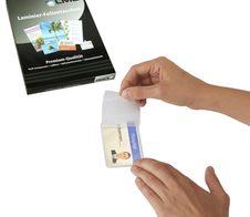 LMG Laminierfolien glänzend 6,7 x 9,9 cm  80 mikron