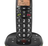 doro Schnurloses Telefon 380102 schwarz