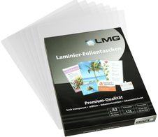 LMG Laminierfolien glänzend 125 mikron A3