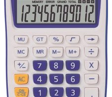 Rebell Tischrechner SDC912 violett/weiß