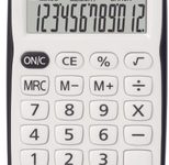 Rebell Taschenrechner SHC312BK weiß/schwarz