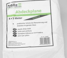 Nölle Abdeckfolie 6 mikron weiß 4,0 x 5,0 m