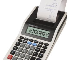 Rebell Tischrechner druckend PDC10 lichtgrau