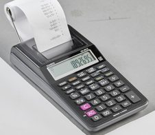 CASIO Tischrechner druckend HR-8RCE schwarz