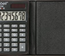Rebell Taschenrechner SHC 108 schwarz/grau
