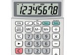 CASIO Tischrechner MS-88ECO silber