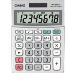 CASIO Tischrechner MS-88ECO silber